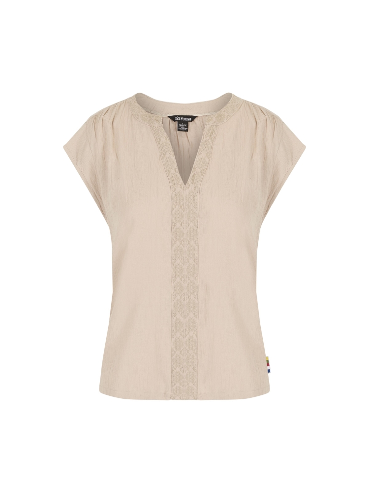 Sherpa Adventure Gear Sherpa Adventure Gear Hara Cap Sleeve Top Women's SW20019-108 shirts en tops Sherpa Adventure Gear Hara Cap Sleeve Top Women's Goa Sand SW20019-108 shirts en tops online bestellen bij Kathmandu Outdoor & Travel