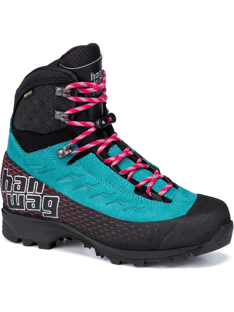 Hanwag Ferrata Tour GTX Women's Icefall/Black 100701-497012 wandelschoenen dames online bestellen bij Kathmandu Outdoor & Travel