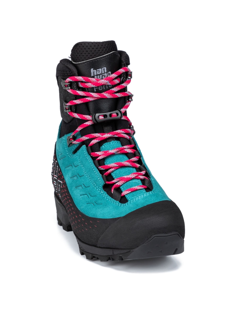 Hanwag Ferrata Tour GTX Women's Icefall/Black 100701-497012 wandelschoenen dames online bestellen bij Kathmandu Outdoor & Travel