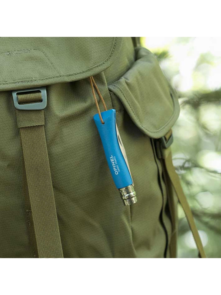 Opinel N°07 Colorama Blue 51OP2206-7 180 messen & tools online bestellen bij Kathmandu Outdoor & Travel