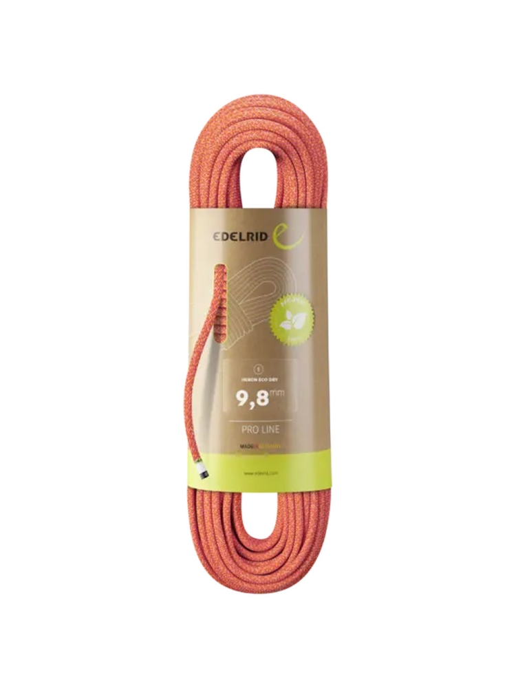 Edelrid Heron Eco Dry 9,8mm x 70M Fire 713350702140 klimtouw en bandsling online bestellen bij Kathmandu Outdoor & Travel