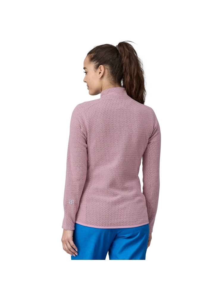 Patagonia R1 Air Zip Neck Women's Milkweed Mauve 40250-MLKE fleeces en truien online bestellen bij Kathmandu Outdoor & Travel