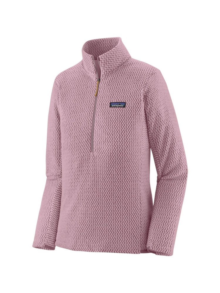 Patagonia R1 Air Zip Neck Women's Milkweed Mauve 40250-MLKE fleeces en truien online bestellen bij Kathmandu Outdoor & Travel