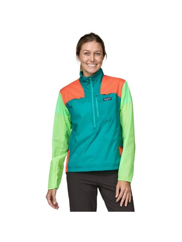 Patagonia Houdini Stash 1/2 Zip P/O Women's Subtidal Blue 23435-STLE jassen online bestellen bij Kathmandu Outdoor & Travel