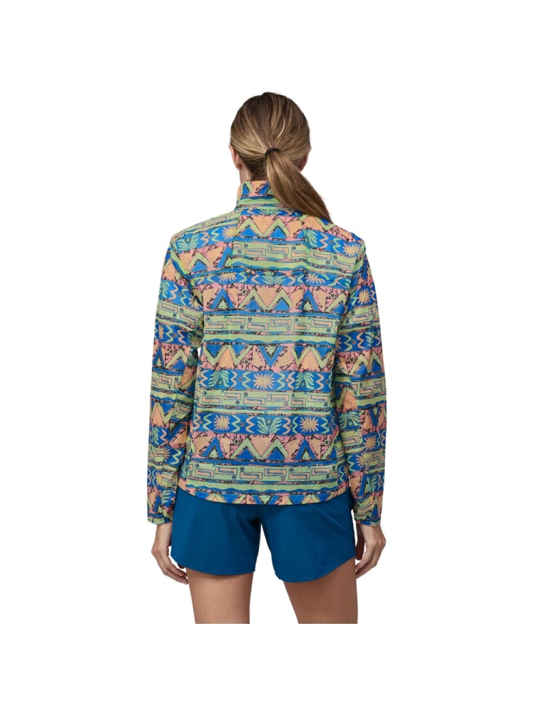 Patagonia Houdini Stash 1/2 Zip P/O Women's High Hopes Geo: Salamander Gre 23435-HGSA jassen online bestellen bij Kathmandu Outdoor & Travel