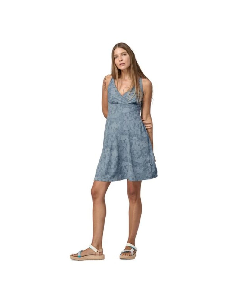 Patagonia Amber Dawn Dress Women's Channeling Spring: Light Plume 59085-CSLP jurken en rokken online bestellen bij Kathmandu Outdoor & Travel