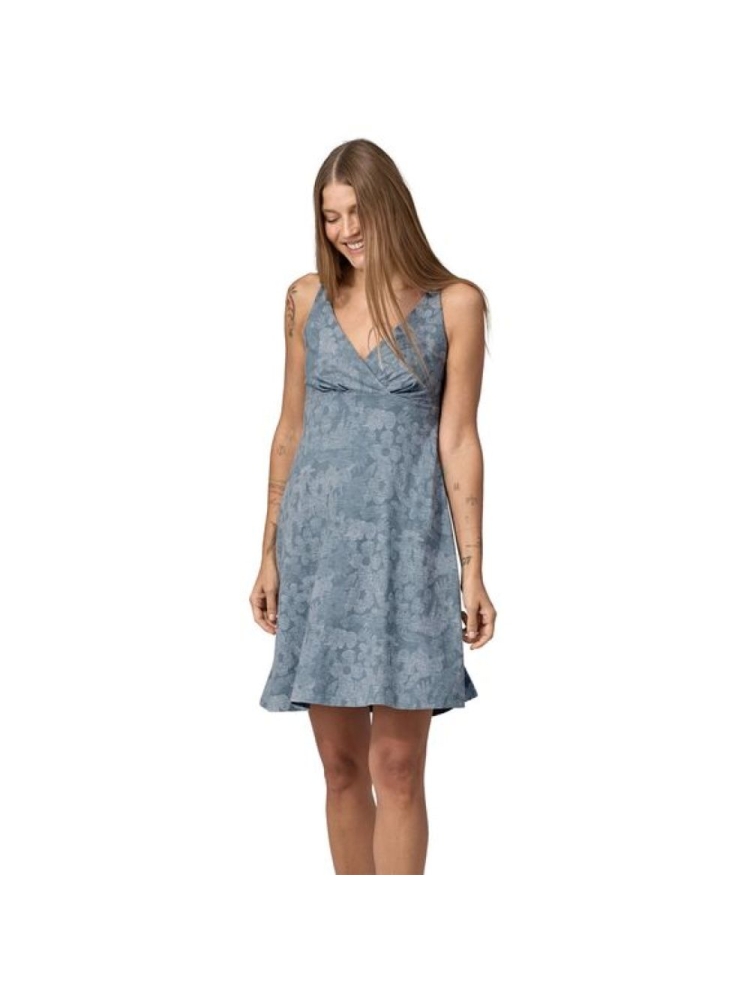Patagonia Amber Dawn Dress Women's Channeling Spring: Light Plume 59085-CSLP jurken en rokken online bestellen bij Kathmandu Outdoor & Travel