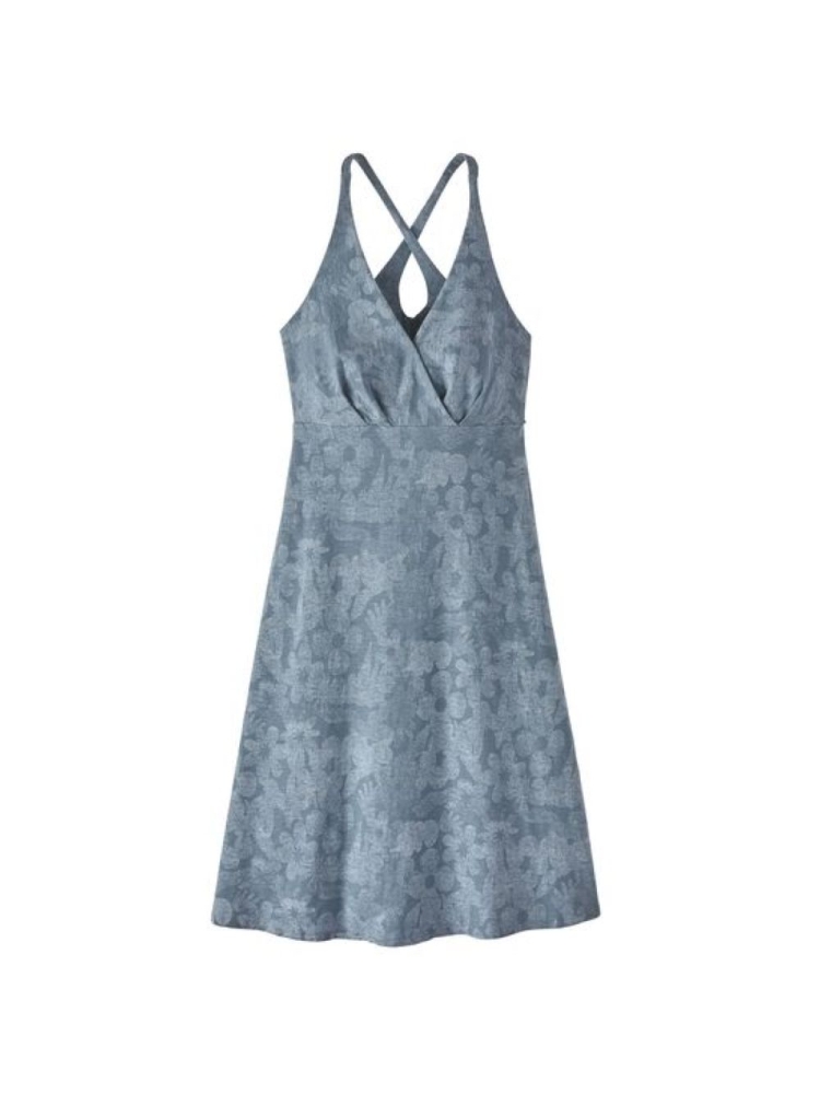 Patagonia Amber Dawn Dress Women's Channeling Spring: Light Plume 59085-CSLP jurken en rokken online bestellen bij Kathmandu Outdoor & Travel