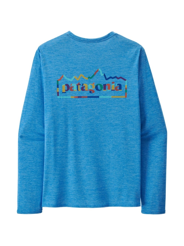 Patagonia L/S Cap Cool Daily Graphic Shirt Unity Fitz: Vessel Blue X-Dye 45190-UFVX shirts en tops online bestellen bij Kathmandu Outdoor & Travel