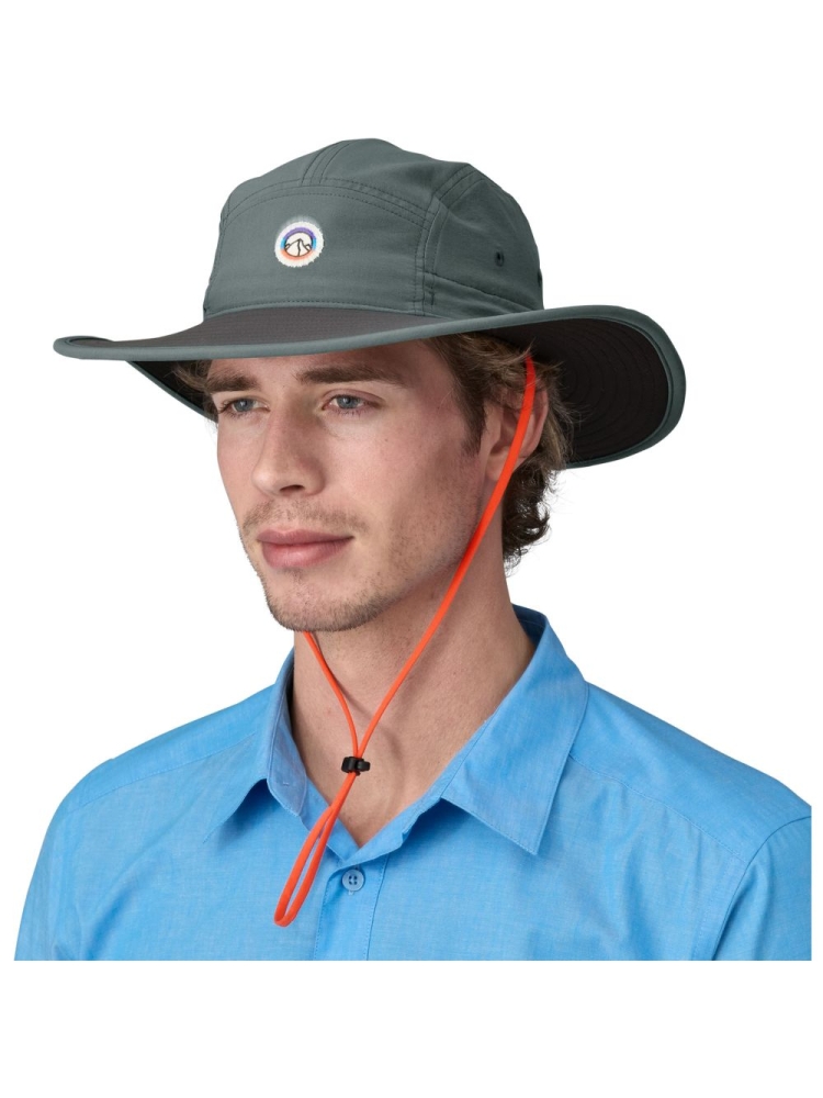 Patagonia Quandary Brimmer Fitz Roy Icon: Nouveau Green 33342-FING kleding accessoires online bestellen bij Kathmandu Outdoor & Travel
