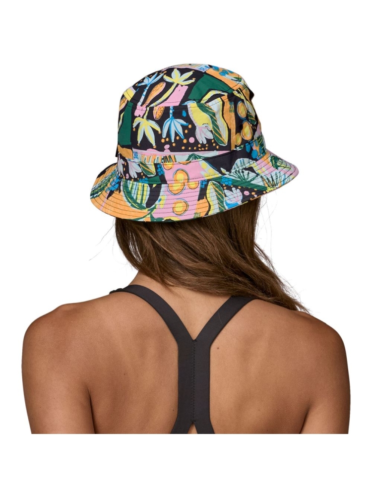 Patagonia Wavefarer Bucket Hat Island Seeds: Milkweed Mauve 29157-ISDM kleding accessoires online bestellen bij Kathmandu Outdoor & Travel