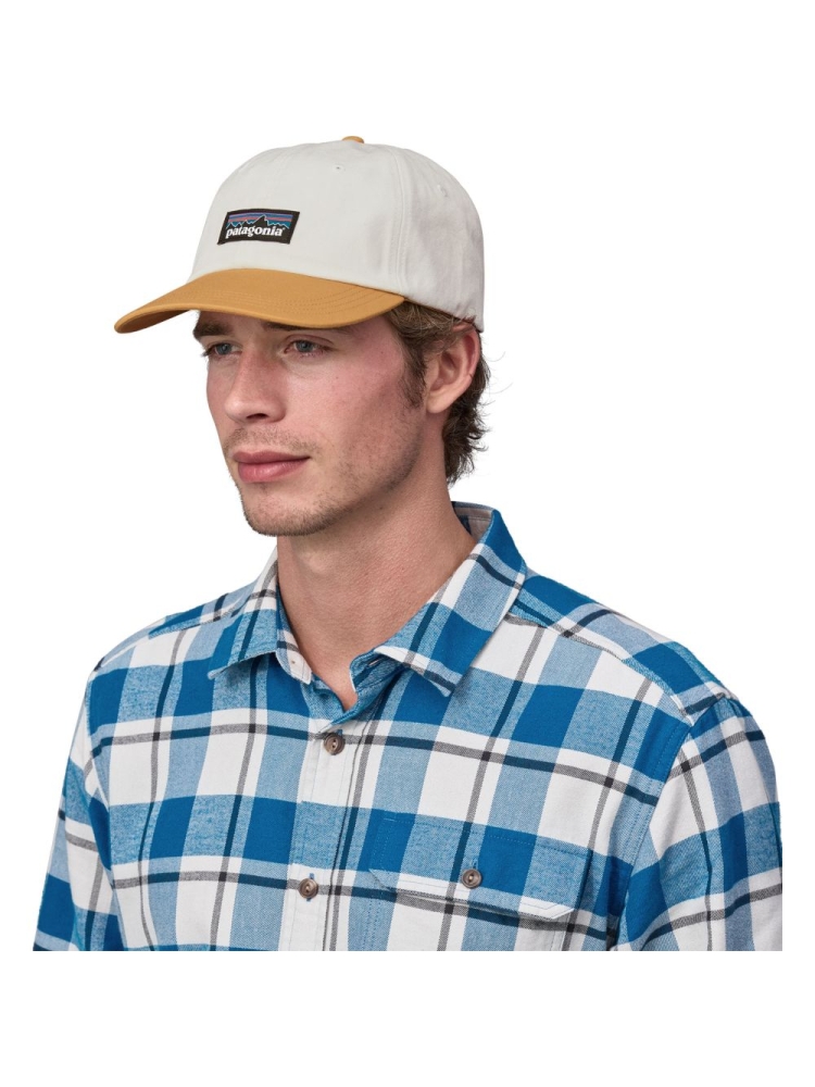 Patagonia P-6 Label Trad Cap Birch White 38296-BCW kleding accessoires online bestellen bij Kathmandu Outdoor & Travel