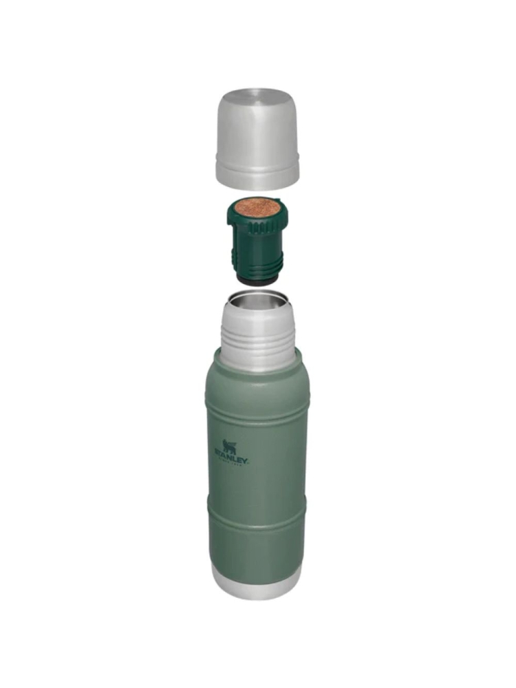 Stanley The Artisan Thermal Bottle 1.0L Hammertone Green 10-11428-004 drinkflessen en thermosflessen online bestellen bij Kathmandu Outdoor & Travel