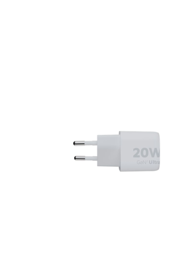 Xtorm 20W GaN-Ultra Essential Wall Charger White XEC020 energie & electronica online bestellen bij Kathmandu Outdoor & Travel