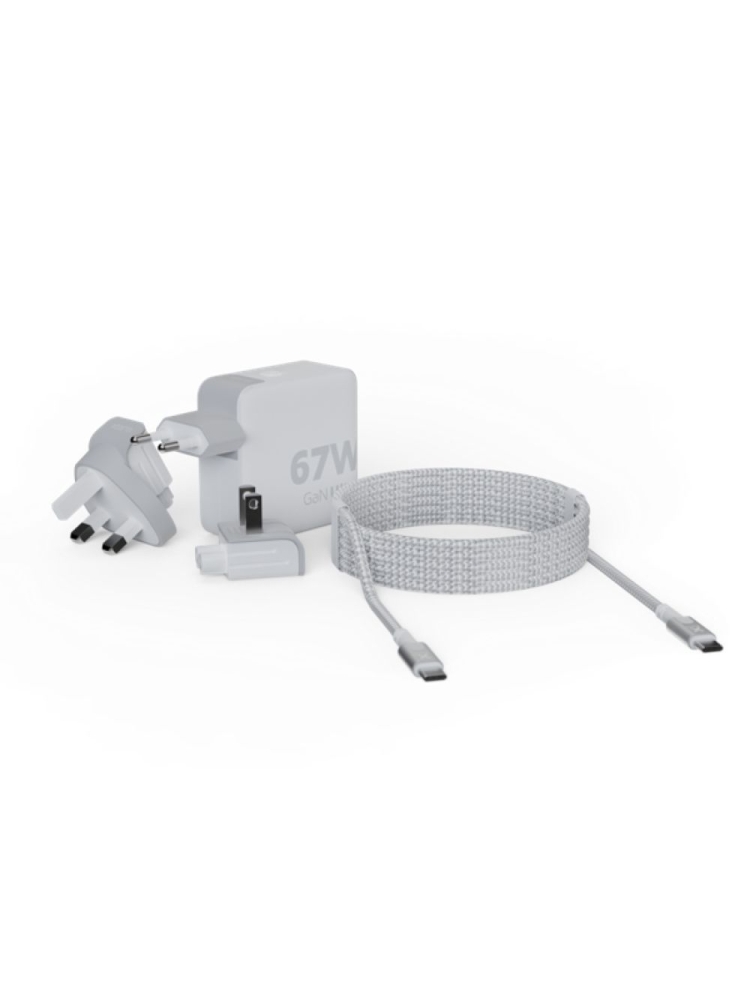 Xtorm 67W GaN-Ultra Travel Charger + USB-C PD Cable White XVC2067 energie & electronica online bestellen bij Kathmandu Outdoor & Travel