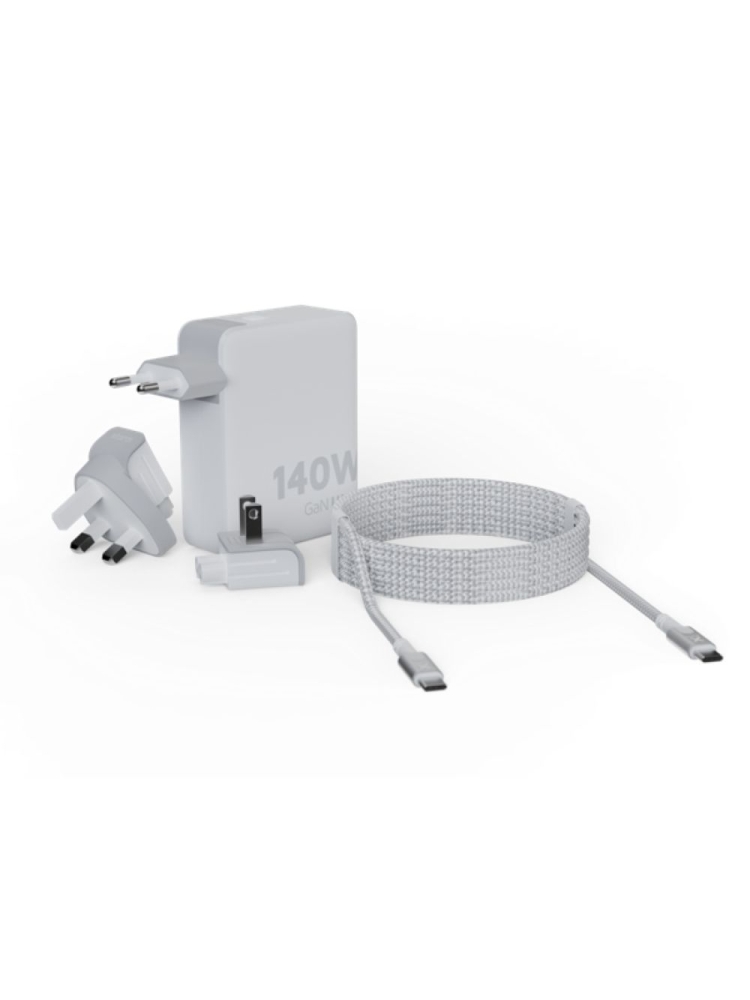 Xtorm 140W GaN-Ultra Travel Charger + USB-C PD Cable White XVC2140 energie & electronica online bestellen bij Kathmandu Outdoor & Travel