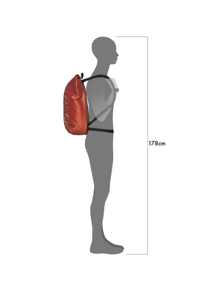 Ortlieb Velocity PS 23L Rooibos OR402007 dagrugzakken online bestellen bij Kathmandu Outdoor & Travel