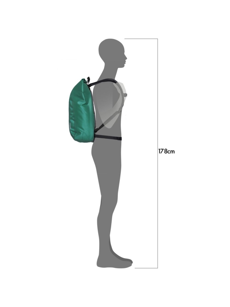 Ortlieb Velocity PS 23L Atlantis Green OR402014 dagrugzakken online bestellen bij Kathmandu Outdoor & Travel