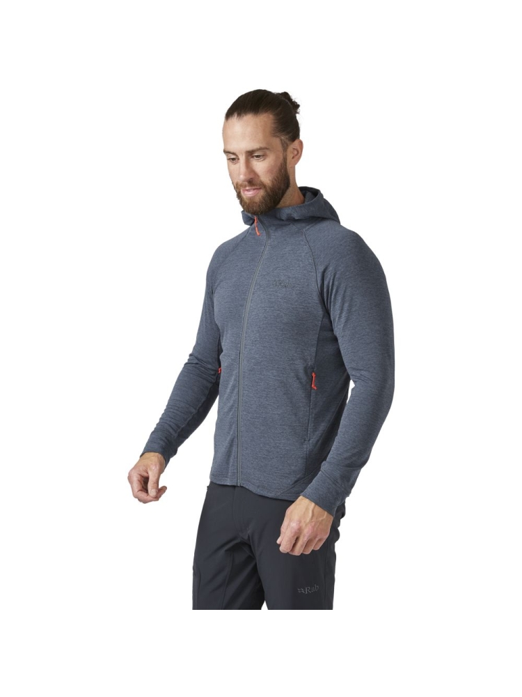 Rab Rab Nexus Hoody QFF-70-STE fleeces en truien Rab Nexus Hoody Steel QFF-70-STE fleeces en truien online bestellen bij Kathmandu Outdoor & Travel