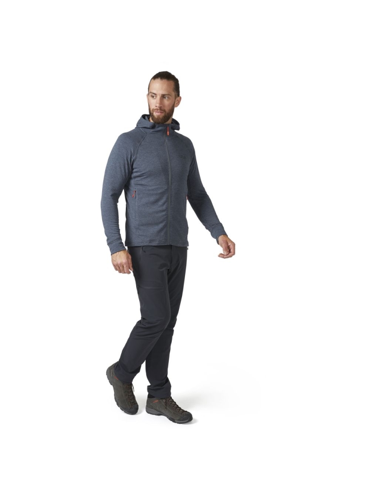 Rab Rab Nexus Hoody QFF-70-STE fleeces en truien Rab Nexus Hoody Steel QFF-70-STE fleeces en truien online bestellen bij Kathmandu Outdoor & Travel