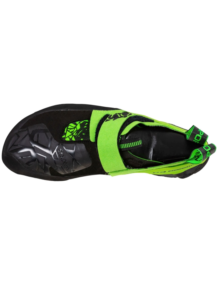 La Sportiva Skwama Vegan Black/Flash Green ZFCS032K00E24 klimschoenen online bestellen bij Kathmandu Outdoor & Travel