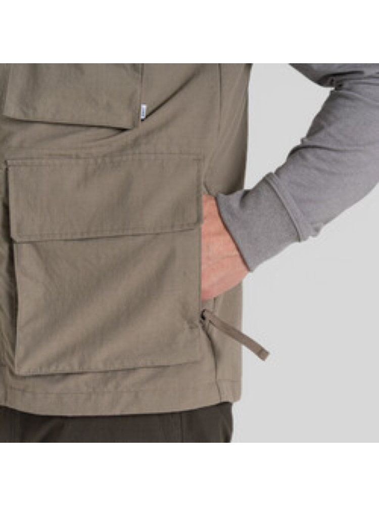 Craghoppers NosiLife Adv Gilet Pebble CMB830-62A jassen online bestellen bij Kathmandu Outdoor & Travel