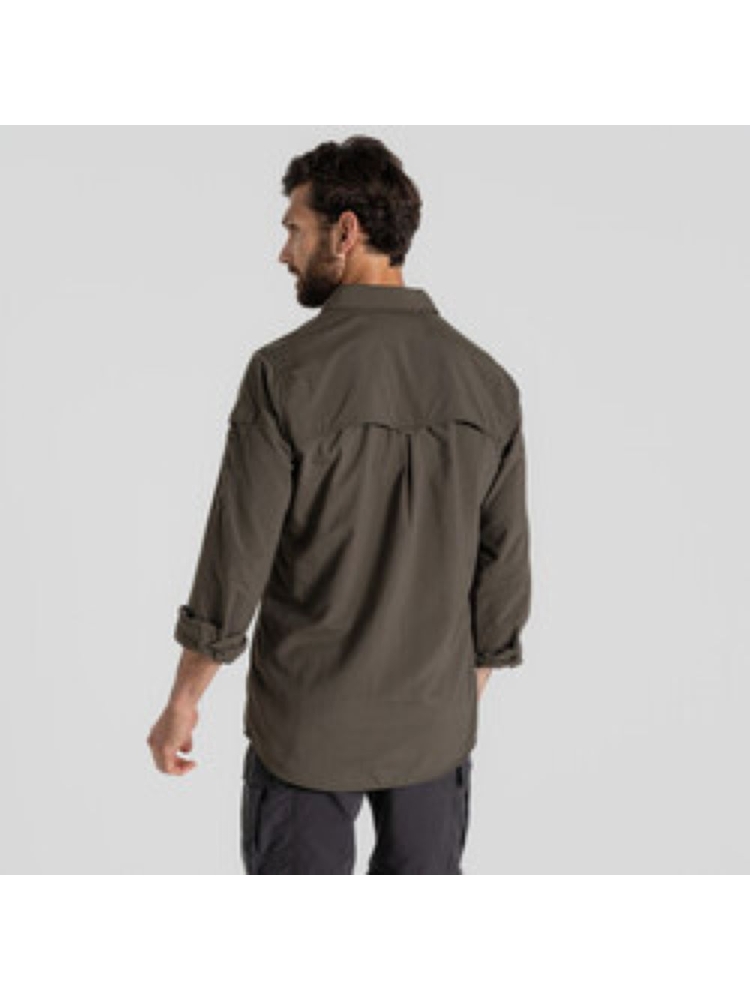 Craghoppers NosiLife Adv LS Shirt III WoodlandGrn CMS709-J77 shirts en tops online bestellen bij Kathmandu Outdoor & Travel