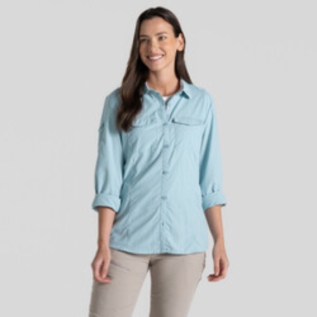Craghoppers  NosiLife Adv LS Shirt III Women's Sky Blue