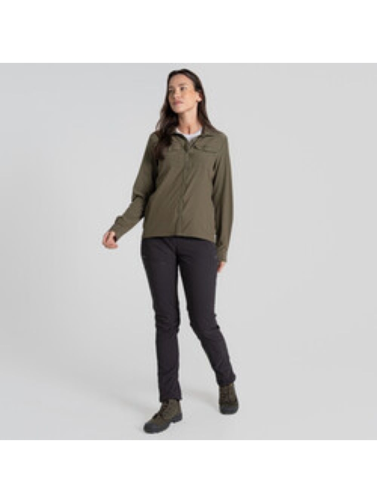 Craghoppers NosiLife LS Pro Shirt II Women's Wild Olive CWS532-CZL shirts en tops online bestellen bij Kathmandu Outdoor & Travel