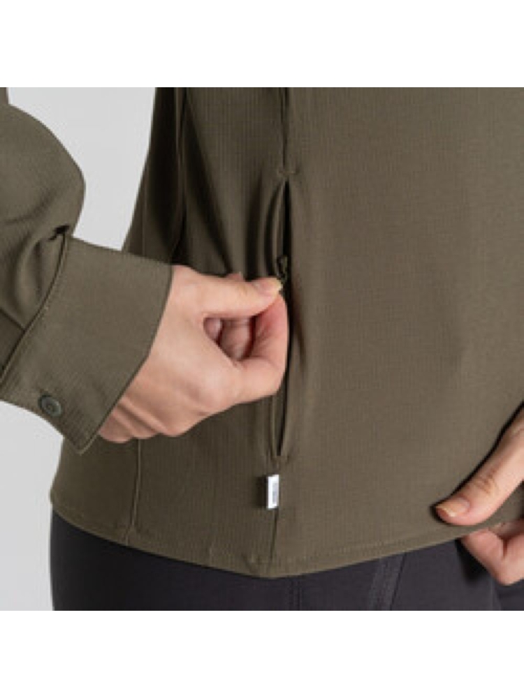 Craghoppers NosiLife LS Pro Shirt II Women's Wild Olive CWS532-CZL shirts en tops online bestellen bij Kathmandu Outdoor & Travel