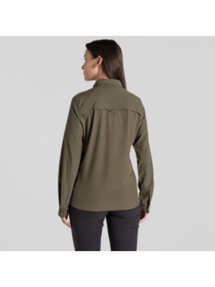 Craghoppers NosiLife LS Pro Shirt II Women's Wild Olive CWS532-CZL shirts en tops online bestellen bij Kathmandu Outdoor & Travel