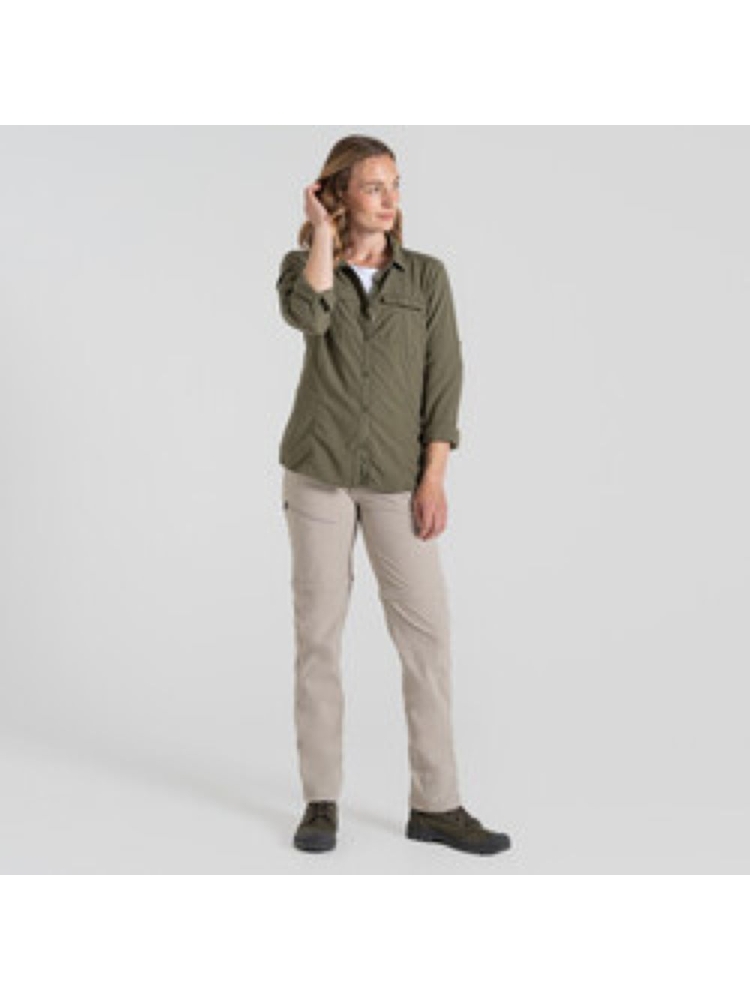 Craghoppers NosiLife Pro Conv II Long Women's SoftMushroom CWJ1375-KD7 broeken online bestellen bij Kathmandu Outdoor & Travel