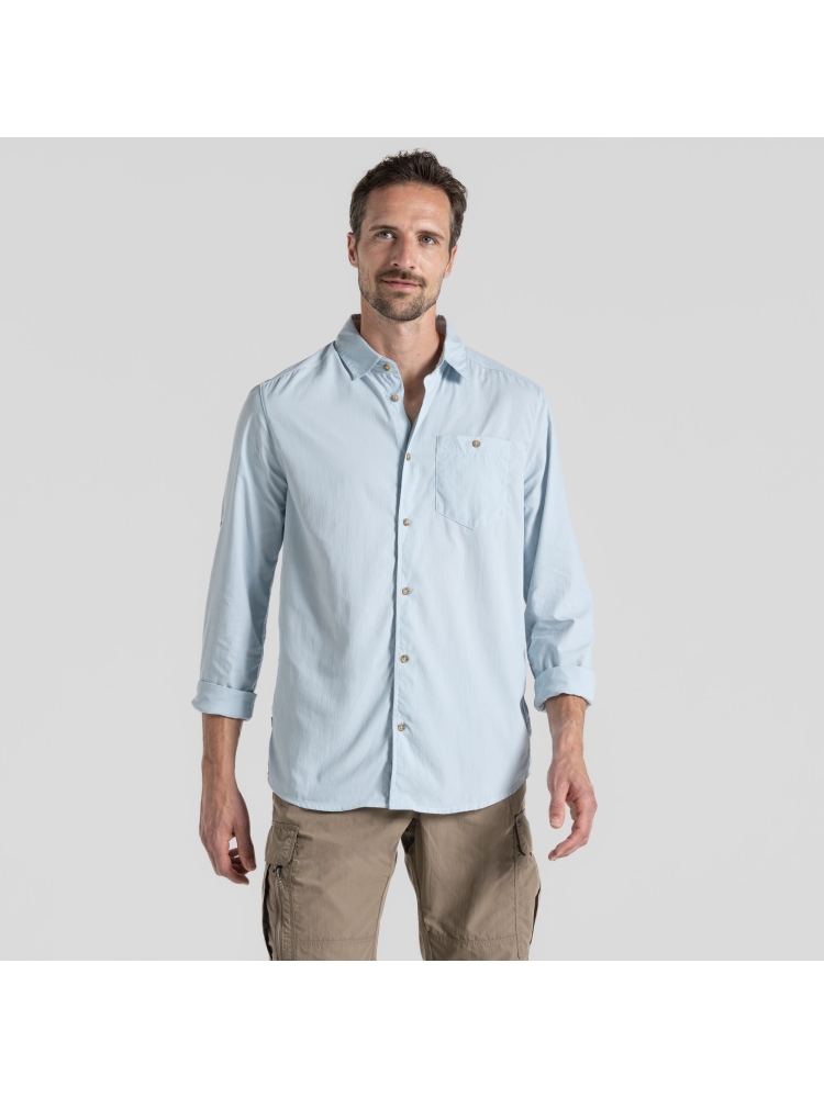 Craghoppers NosiLife Nuoro Shirt II Niagra Blue CMS713-255 shirts en tops online bestellen bij Kathmandu Outdoor & Travel