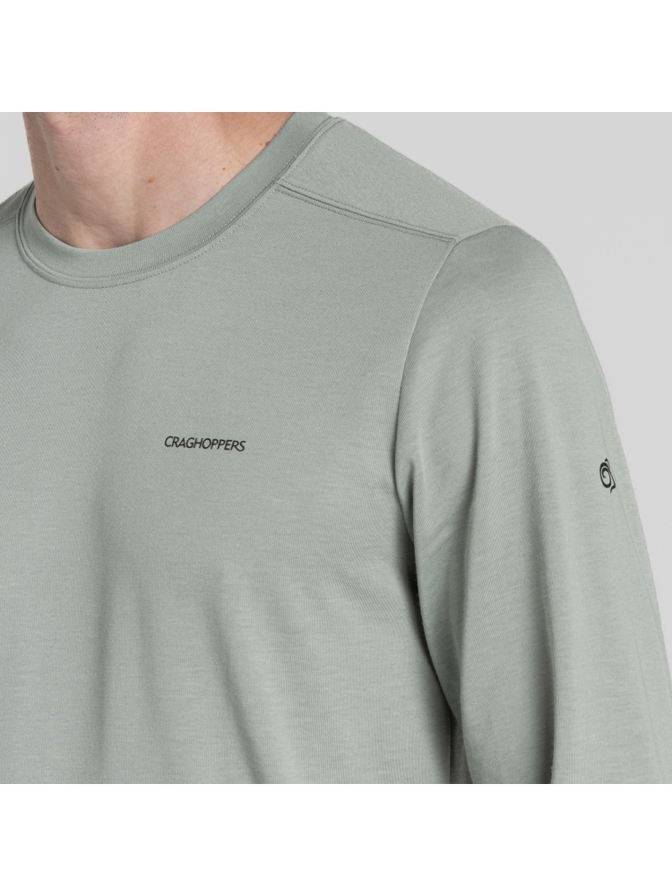 Craghoppers NosiLife Abel LS TShirt Lichen Green CMT1008-T52 shirts en tops online bestellen bij Kathmandu Outdoor & Travel