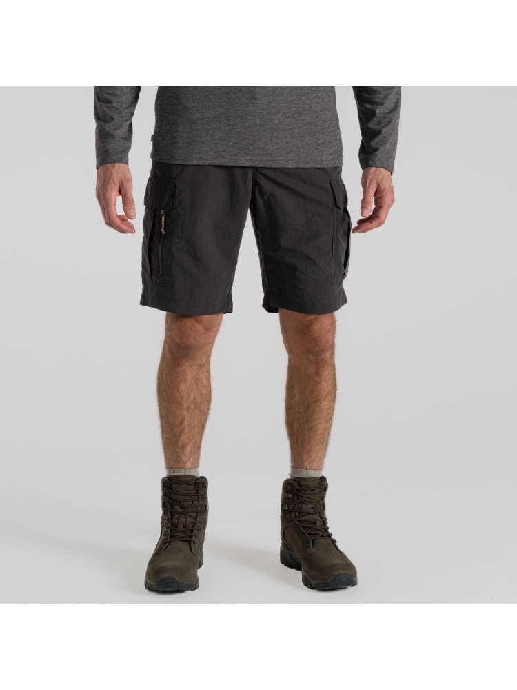 Craghoppers NosiLife Cargo II Short Black Pepper CMJ651-7J8 broeken online bestellen bij Kathmandu Outdoor & Travel
