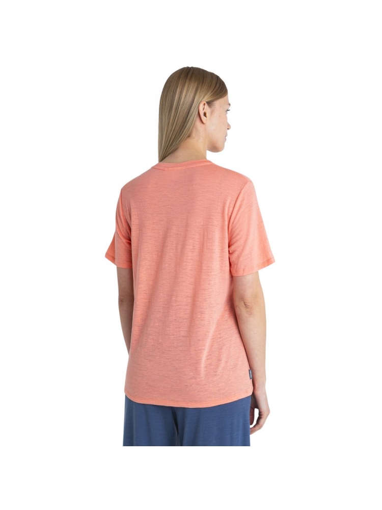 Icebreaker Merino Linen SS Tee Women's Glow 0A56ON6-291 shirts en tops online bestellen bij Kathmandu Outdoor & Travel