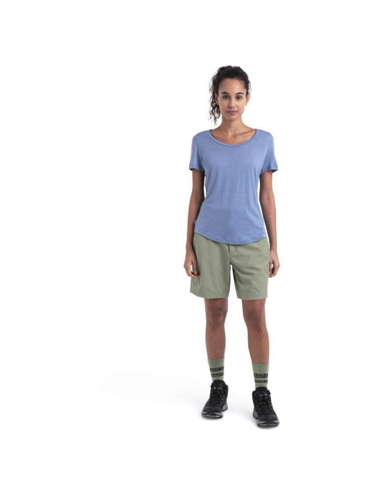 Icebreaker Merino 125 Cool-Lite Sphere III SS Scoop Women's Kyanite 0A56ZP8-851 shirts en tops online bestellen bij Kathmandu Outdoor & Travel
