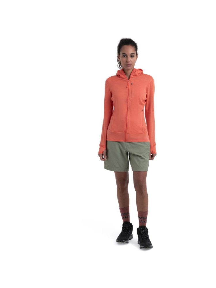 Icebreaker Merino 260 Quantum IV Women's Tang 0A56XRB-751 fleeces en truien online bestellen bij Kathmandu Outdoor & Travel