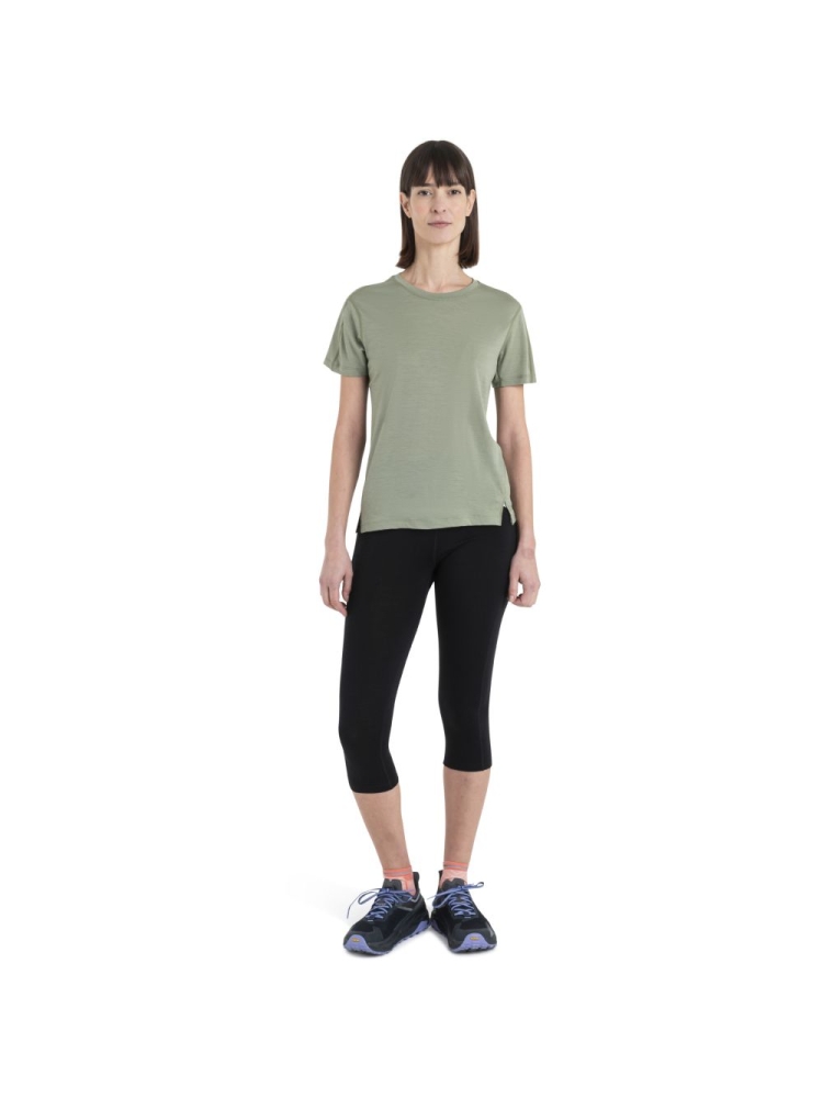 Icebreaker Merino 150 Ace SS Tee Women's Lichen 0A56Y6A-741 shirts en tops online bestellen bij Kathmandu Outdoor & Travel