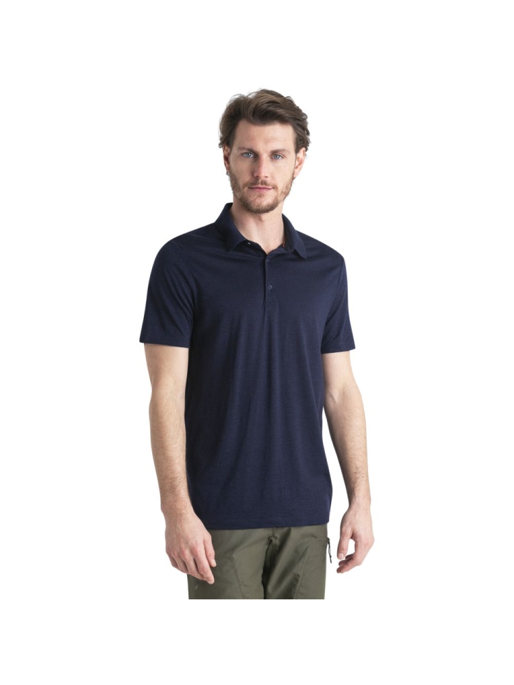 Icebreaker Merino 150 Tech Lite III SS Polo Midnight Navy 0A56WK4-011 shirts en tops online bestellen bij Kathmandu Outdoor & Travel