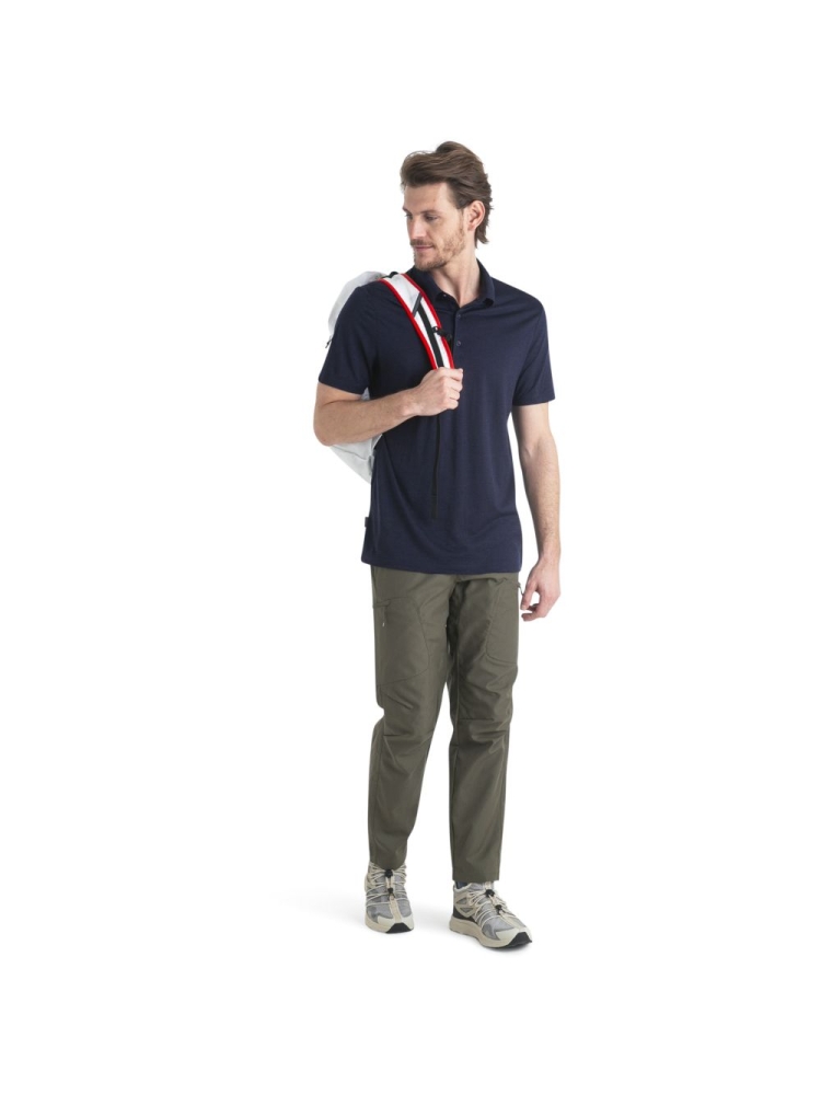 Icebreaker Merino 150 Tech Lite III SS Polo Midnight Navy 0A56WK4-011 shirts en tops online bestellen bij Kathmandu Outdoor & Travel