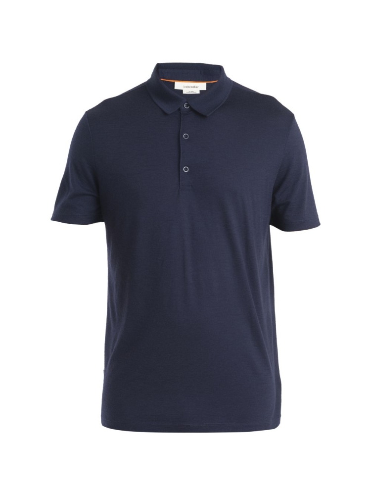 Icebreaker Merino 150 Tech Lite III SS Polo Midnight Navy 0A56WK4-011 shirts en tops online bestellen bij Kathmandu Outdoor & Travel