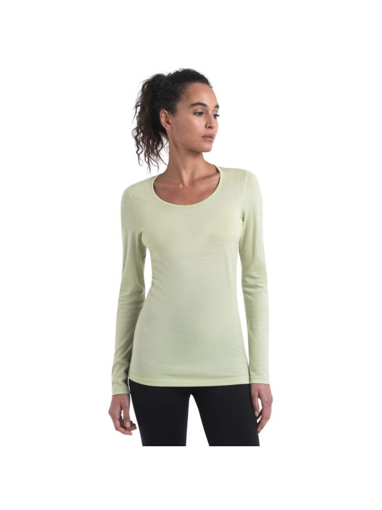 Icebreaker 200 Oasis Long Sleeve Scoop Women's Glazen IB104378B-761 onderkleding/thermokleding online bestellen bij Kathmandu Outdoor & Travel