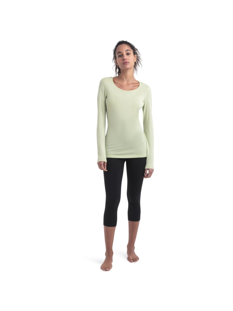 Icebreaker 200 Oasis Long Sleeve Scoop Women's Glazen IB104378B-761 onderkleding/thermokleding online bestellen bij Kathmandu Outdoor & Travel