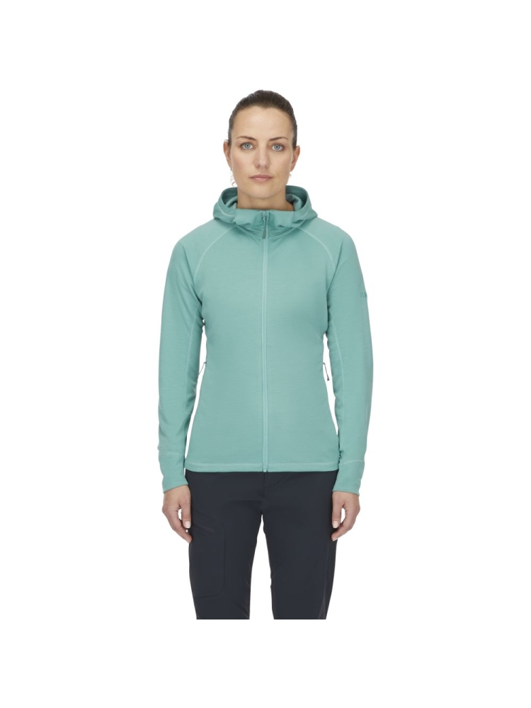 Rab Planar Hoody Women's Glacier Blue QFG-05-GLB fleeces en truien online bestellen bij Kathmandu Outdoor & Travel