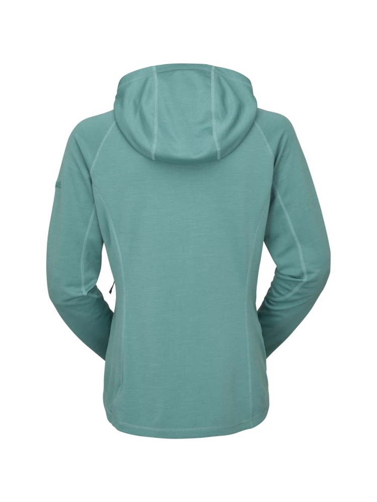 Rab Planar Hoody Women's Glacier Blue QFG-05-GLB fleeces en truien online bestellen bij Kathmandu Outdoor & Travel
