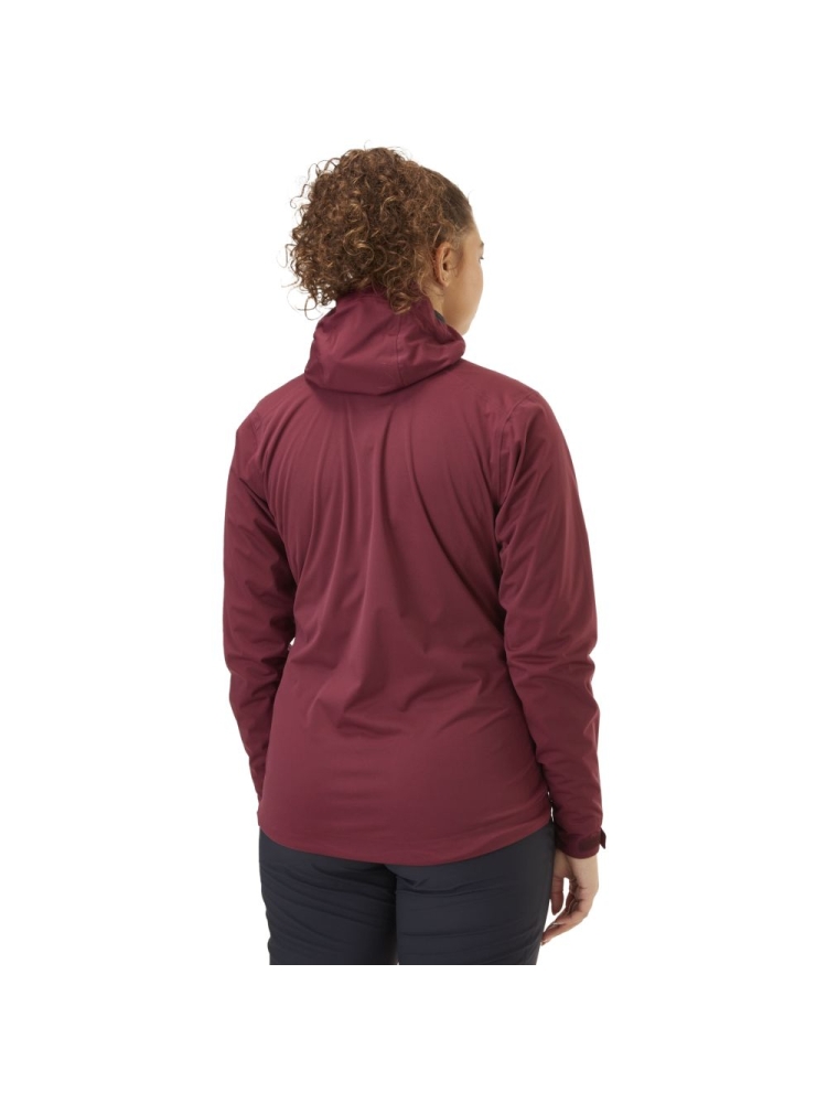 Rab Kinetic 2.0 Jacket Women's Deep Heather QWG-75-DEH jassen online bestellen bij Kathmandu Outdoor & Travel