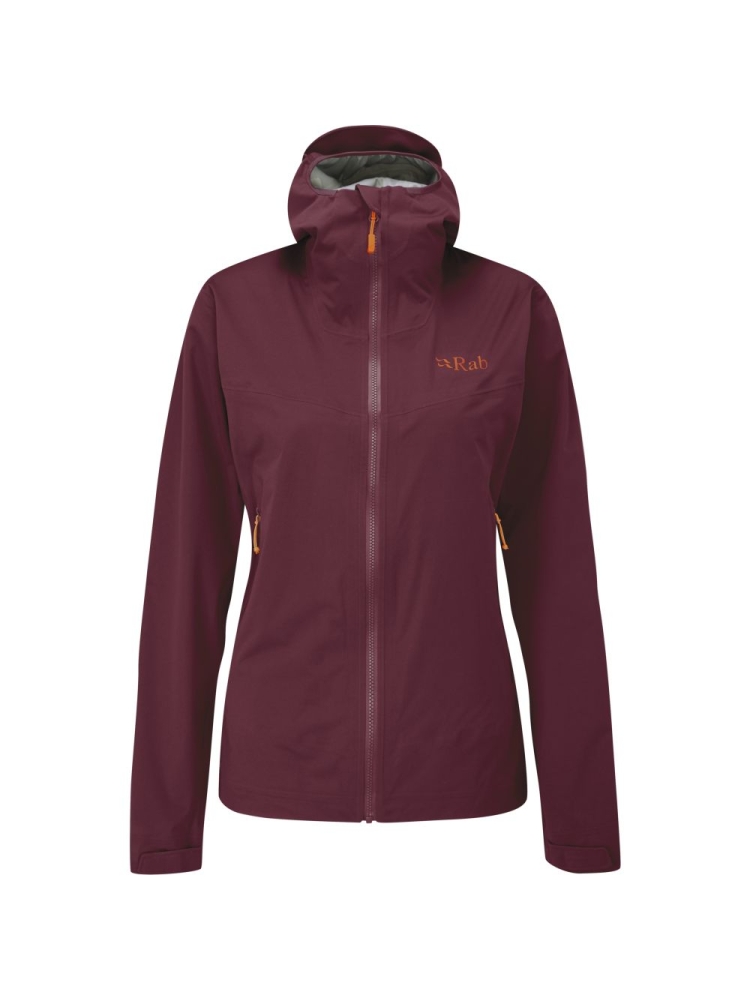 Rab Kinetic 2.0 Jacket Women's Deep Heather QWG-75-DEH jassen online bestellen bij Kathmandu Outdoor & Travel