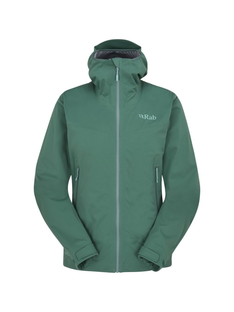 Rab Rab Kinetic 2.0 Jacket Women's QWG-75-EUC jassen Rab Kinetic 2.0 Jacket Women's Eucalyptus QWG-75-EUC jassen online bestellen bij Kathmandu Outdoor & Travel