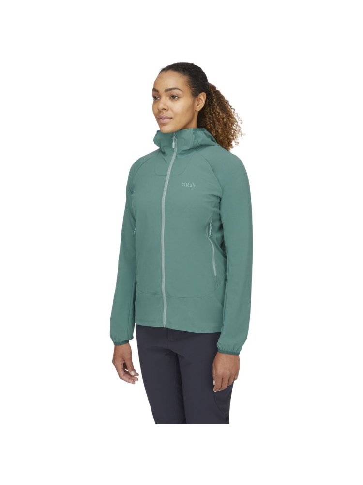 Rab Borealis Jacket Women's Eucalyptus QWS-39-EUC jassen online bestellen bij Kathmandu Outdoor & Travel